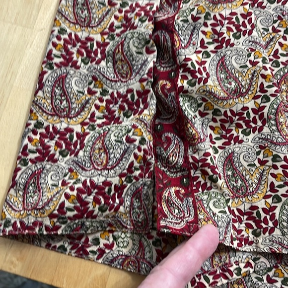 LIBAS DESIGNS TUNIC DRESS JEWELS RHINESTONES MAROON GOLD WOMENS SMALL-MEDIUM - Picture 8 of 10